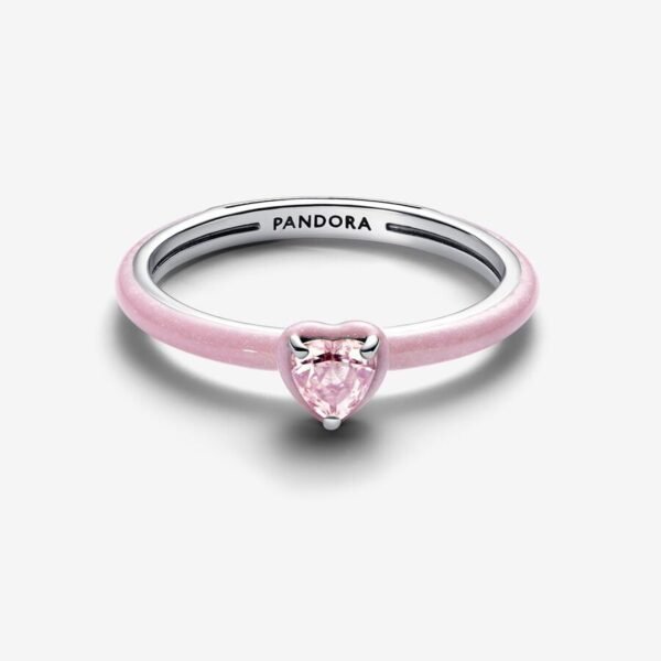 Pink Chakra Heart Ring - Image 2