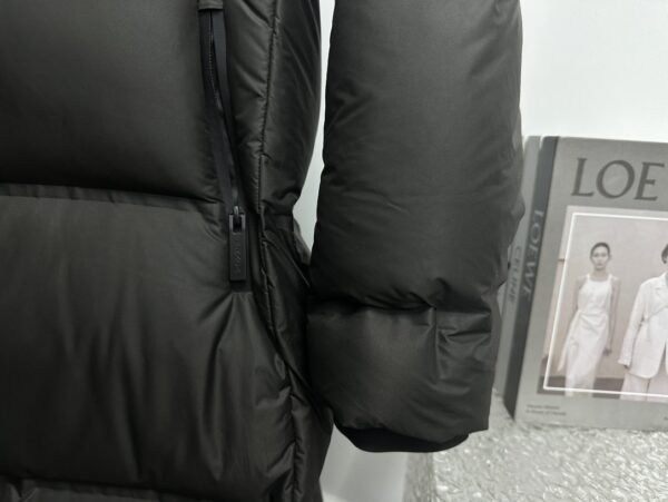 Oversized technical Re-Nylon down coat - Image 5
