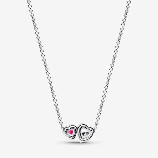 Halo Hearts Pendant Necklace - Image 3