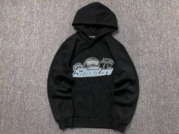 Trapstar London Shooters Hooded Tracksuit Grey/Blue - Image 9