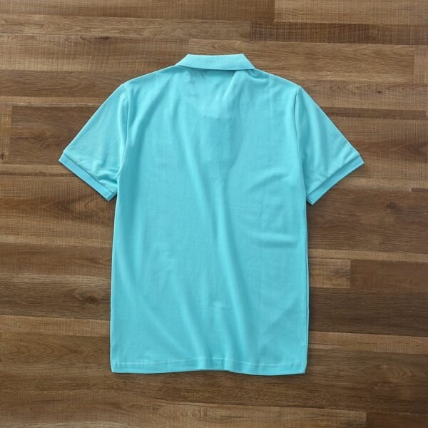 Lacoste Polo Shirt Men's Blue And White - Image 12