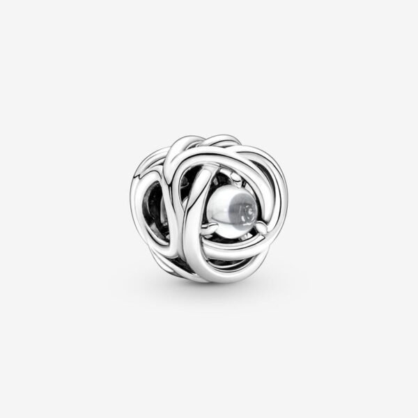 February Birthstone Eternity Circle Charm - Image 9