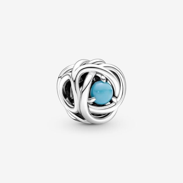 February Birthstone Eternity Circle Charm - Image 8
