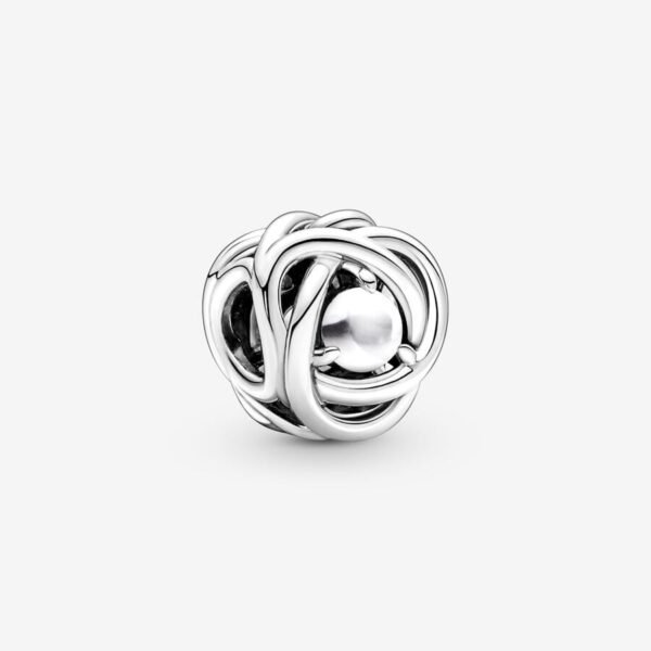 February Birthstone Eternity Circle Charm - Image 12