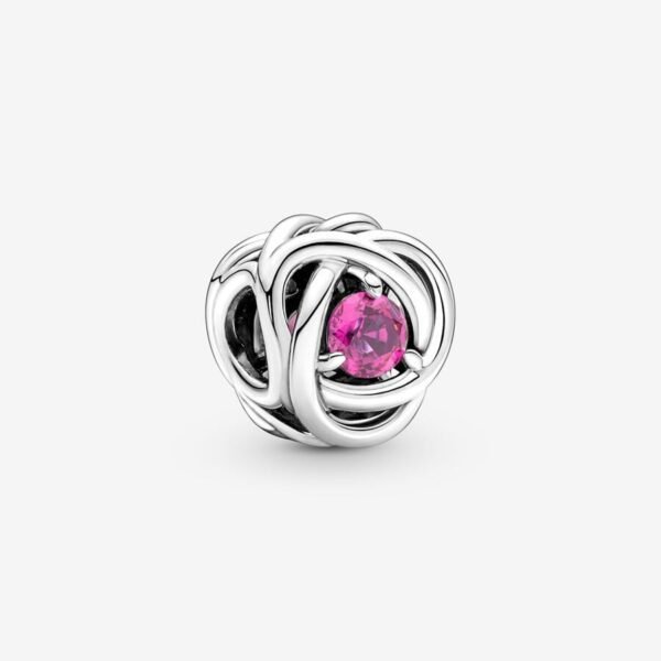 February Birthstone Eternity Circle Charm - Image 14