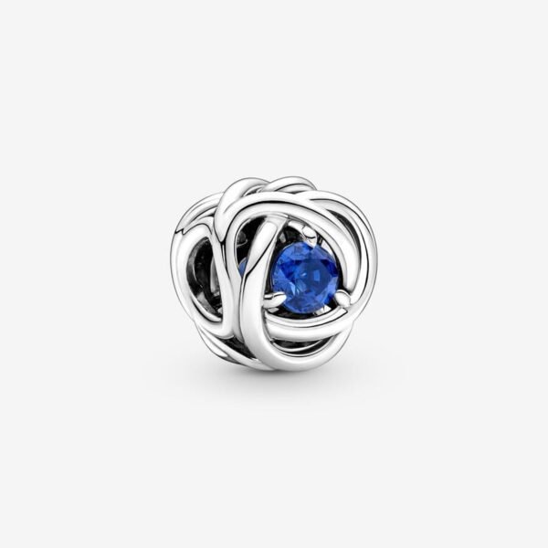 February Birthstone Eternity Circle Charm - Image 4