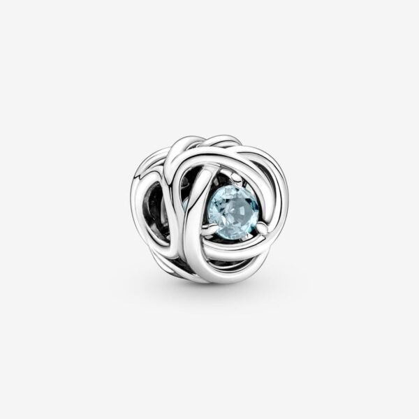 February Birthstone Eternity Circle Charm - Image 13