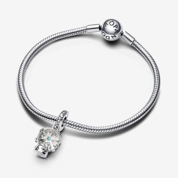 Snowflake Snowglobe Dangle Charm - Image 2