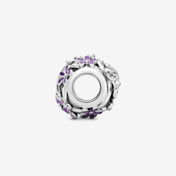 Openwork Purple Daisy Charm - Image 3