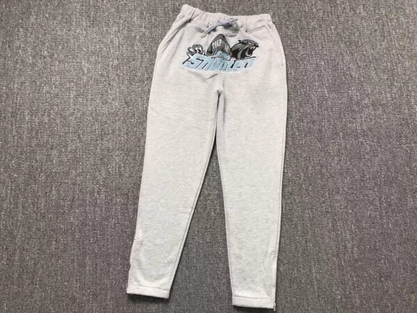 Trapstar London Shooters Hooded Tracksuit Grey/Blue - Image 5