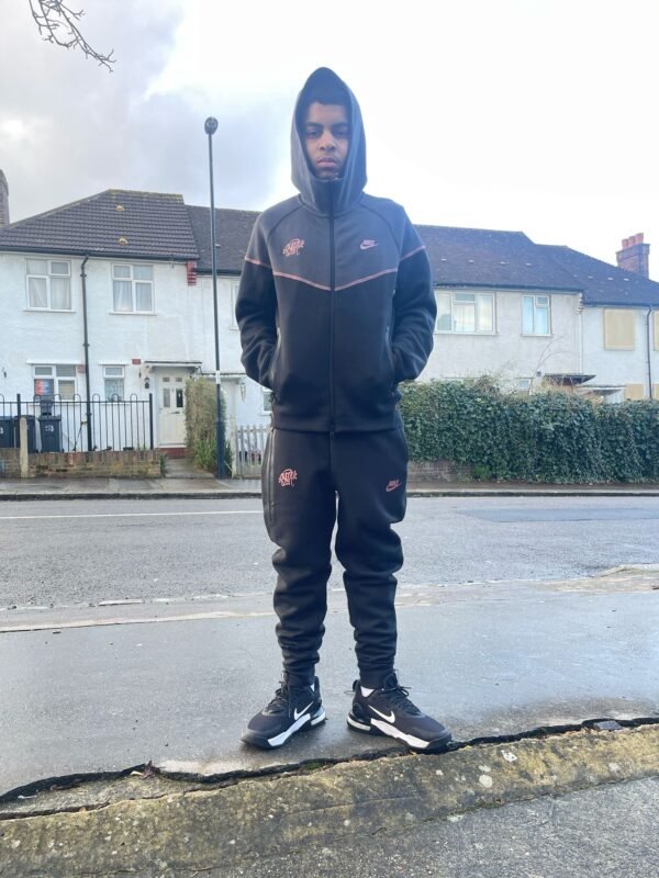 Syna World x Nike Central Cee Tech Fleece Black Tracksuit