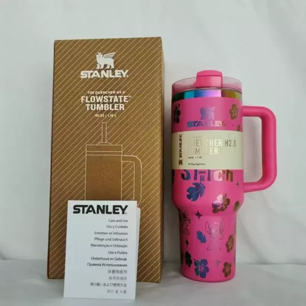 Stich Stanley Custom Tumbler Cup 40oz , Travel Mug, Hot Cold Drink Cup, Camping Tumbler, Outdoor Adventure Drinkware - Image 8