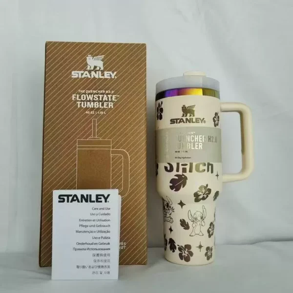 Stich Stanley Custom Tumbler Cup 40oz , Travel Mug, Hot Cold Drink Cup, Camping Tumbler, Outdoor Adventure Drinkware - Image 5