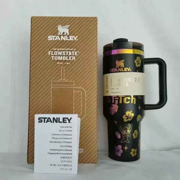 Stich Stanley Custom Tumbler Cup 40oz , Travel Mug, Hot Cold Drink Cup, Camping Tumbler, Outdoor Adventure Drinkware - Image 2