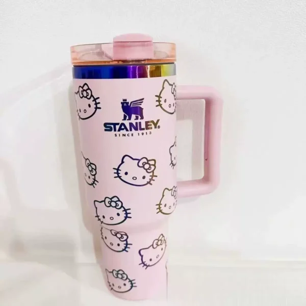 Hello Kitty 40oz Stanley Tumblers  Disney Gifts  Trendy Teen Girl  Custom - Image 2