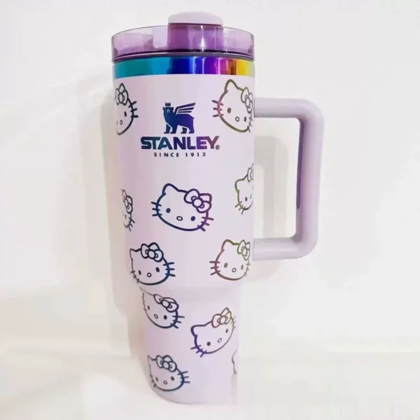 Hello Kitty 40oz Stanley Tumblers  Disney Gifts  Trendy Teen Girl  Custom - Image 3
