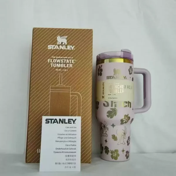 Stich Stanley Custom Tumbler Cup 40oz , Travel Mug, Hot Cold Drink Cup, Camping Tumbler, Outdoor Adventure Drinkware - Image 4