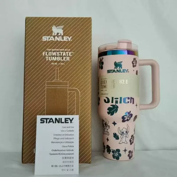 Stich Stanley Custom Tumbler Cup 40oz , Travel Mug, Hot Cold Drink Cup, Camping Tumbler, Outdoor Adventure Drinkware - Image 7