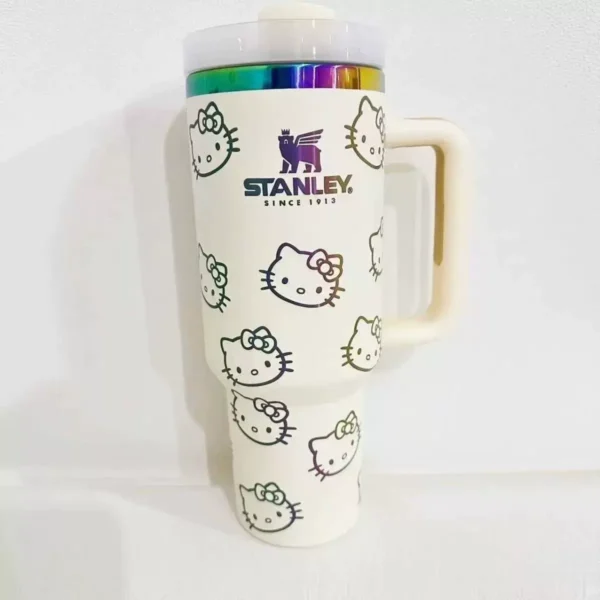 Hello Kitty 40oz Stanley Tumblers  Disney Gifts  Trendy Teen Girl  Custom - Image 7