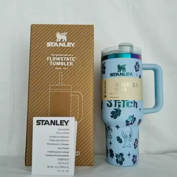 Stich Stanley Custom Tumbler Cup 40oz , Travel Mug, Hot Cold Drink Cup, Camping Tumbler, Outdoor Adventure Drinkware - Image 3