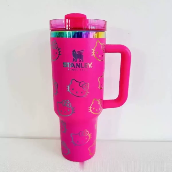 Hello Kitty 40oz Stanley Tumblers  Disney Gifts  Trendy Teen Girl  Custom - Image 4
