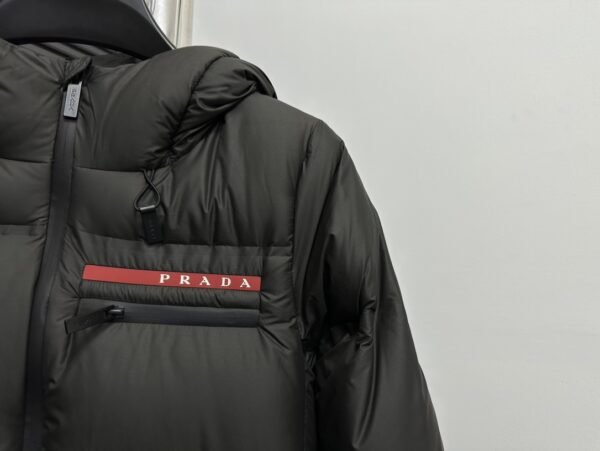 Oversized technical Re-Nylon down coat - Image 7