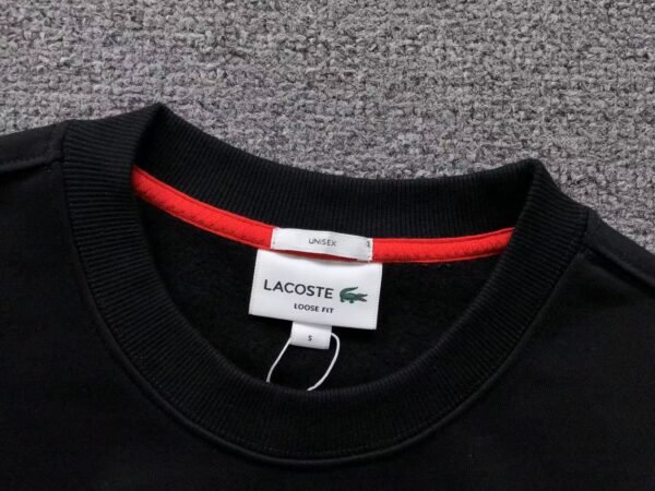 Lacoste Auspicious Snake New Year Collection Sweatshirts Unisex  Red And Black - Image 4