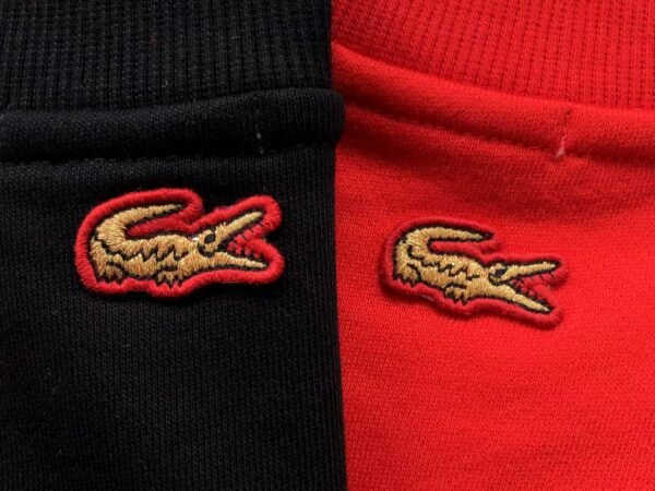 Lacoste Auspicious Snake New Year Collection Sweatshirts Unisex  Red And Black - Image 6