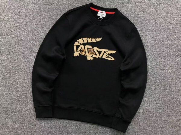 Lacoste Auspicious Snake New Year Collection Sweatshirts Unisex  Red And Black - Image 2