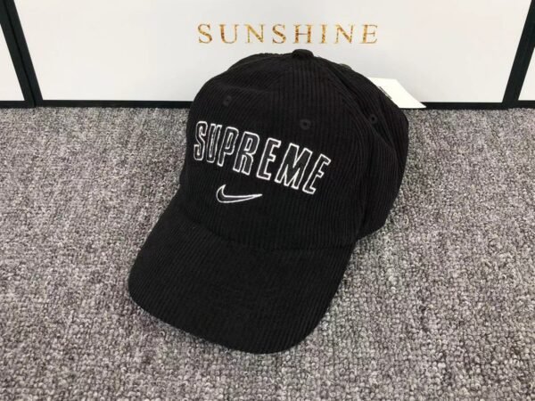 Supreme x Nike Arc Corduroy 6 Panel Hat - Image 2