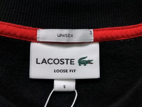 Lacoste Auspicious Snake New Year Collection Sweatshirts Unisex  Red And Black - Image 5