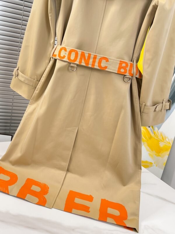 Burberry Trench Coats Women's Bright Orange - Image 6