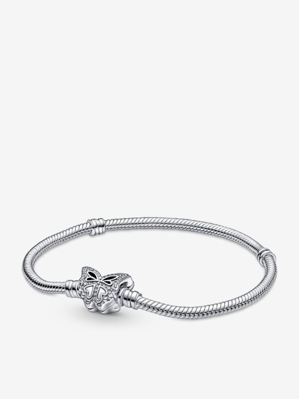 Sparkling Butterfly Charm and Bracelet Gift Set - Image 2