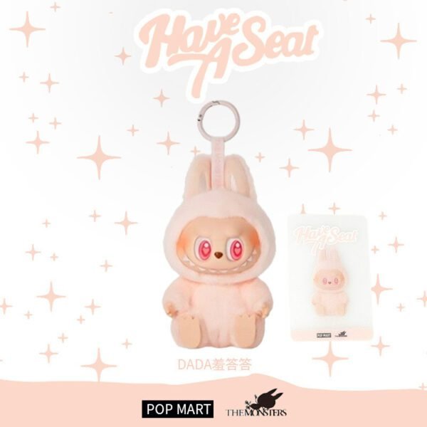 Cross-border labubu3.0 Labubu third generation version ethylene face pendant collection version heart-moving macaron doll blind - Image 22