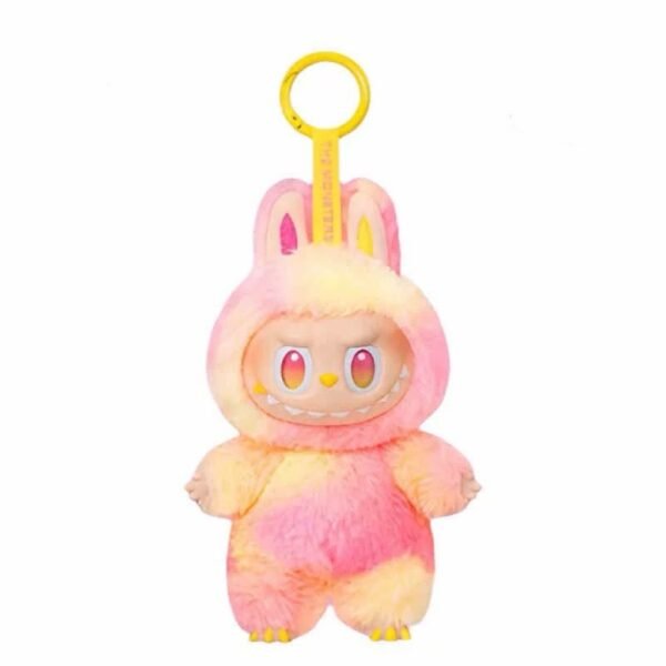 Cross-border labubu3.0 Labubu third generation version ethylene face pendant collection version heart-moving macaron doll blind - Image 4