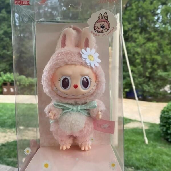 Cross-border labubu3.0 Labubu third generation version ethylene face pendant collection version heart-moving macaron doll blind - Image 39