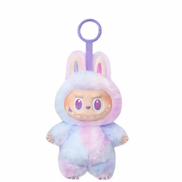 Cross-border labubu3.0 Labubu third generation version ethylene face pendant collection version heart-moving macaron doll blind - Image 2