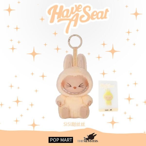Cross-border labubu3.0 Labubu third generation version ethylene face pendant collection version heart-moving macaron doll blind - Image 28