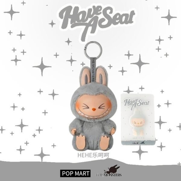 Cross-border labubu3.0 Labubu third generation version ethylene face pendant collection version heart-moving macaron doll blind - Image 21