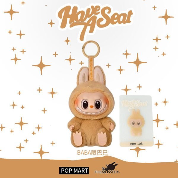 Cross-border labubu3.0 Labubu third generation version ethylene face pendant collection version heart-moving macaron doll blind - Image 24