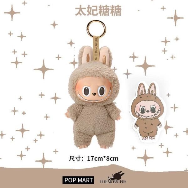 Cross-border labubu3.0 Labubu third generation version ethylene face pendant collection version heart-moving macaron doll blind - Image 13