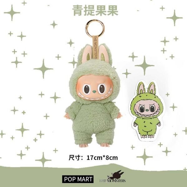 Cross-border labubu3.0 Labubu third generation version ethylene face pendant collection version heart-moving macaron doll blind - Image 14