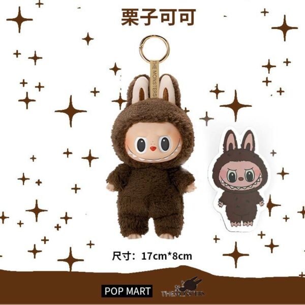 Cross-border labubu3.0 Labubu third generation version ethylene face pendant collection version heart-moving macaron doll blind - Image 17