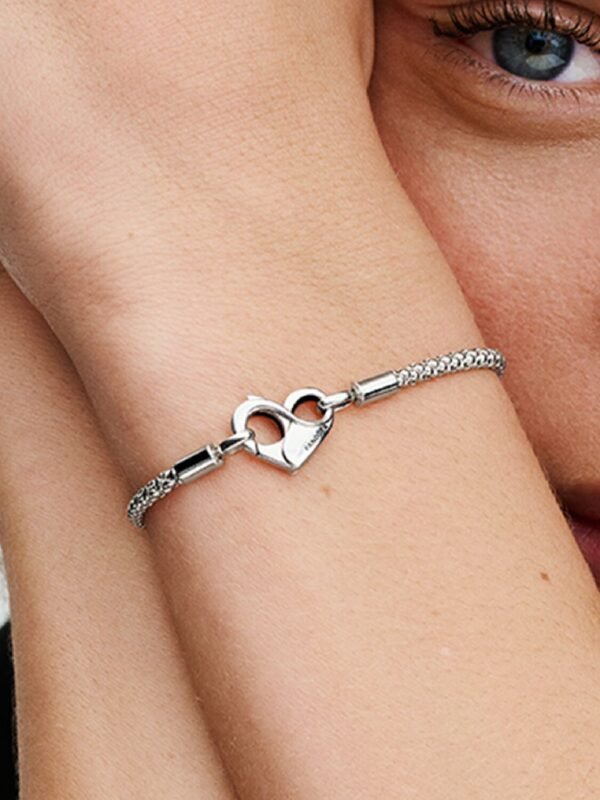 Studded Chain Bracelet Sterling silver